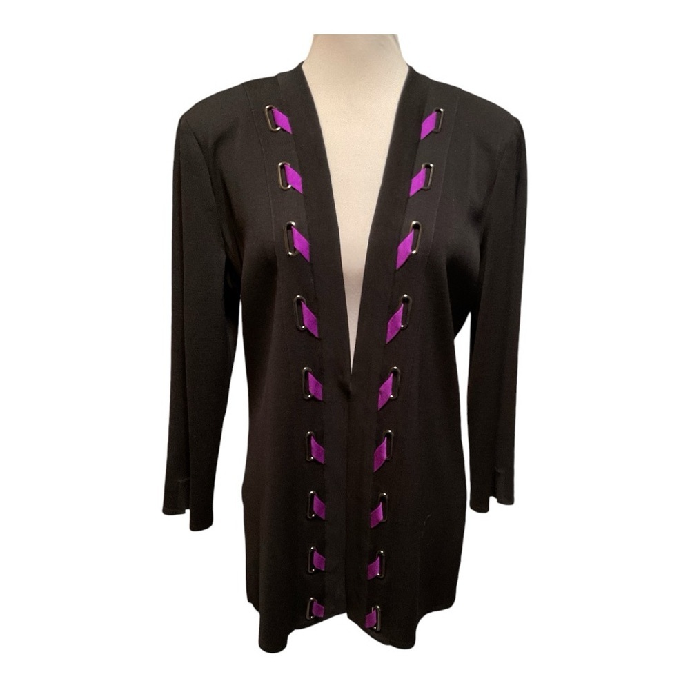 Misook Open Front Cardigan Size S - image 1